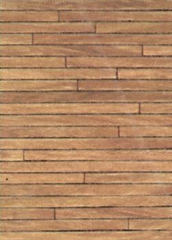 Plastruct PSP-39 Medium Hardwood Floor Paper Natural Wood (2) Model  Railroad Scratch Supply #91859