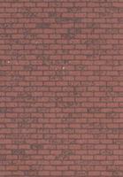 Plastruct 1/24 PSP-92 Paper Sheet Red Brick pattern Hobby and Plastic Model Building Supply #91882
