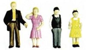 Plastruct Plastic Family Figures Painted (6) O Scale Model Railroad Figure #93356 Plastruct Plastic Family Figures Painted (6) O Scale Model Railroad Figure #93356