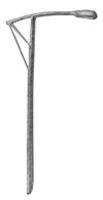 Plastruct Single Boulveard Lights (2) O Scale Model Railroad Accessory #94805 Plastruct Single Boulveard Lights (2) O Scale Model Railroad Accessory #94805