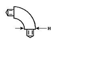 Plastruct Butyrate 90 Elbowa Plastruct Butyrate 90 Elbowa