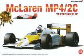 Platz-Model McLaren MP4/2C 1986 Portuguese GP Race Car Plastic Model Car Kit 1/20 Scale #20001