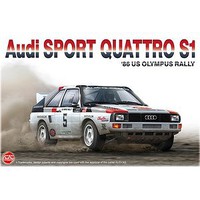Platz-Model Audi Sport Quattro S1 US Olympus Rally Plastic Model Race Car Kit 1/24 Scale #24023