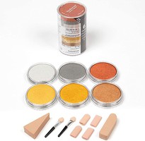 Panpastel Metallic Color Set (6 Colors) Hobby and Model Craft Paint Pigment Set #30061