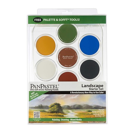 Panpastel Landscape Colors Starter Kit (7 Color) Hobby and Model Craft Paint Pigment Set #30072