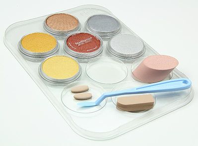Panpastel Metallics Painting Kit (6 Color) Hobby and Model Craft Paint Pigment Set #30077