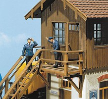 Pola Signal Tower Staff 2/ G-Scale (2) Pola Signal Tower Staff 2/ G-Scale (2)