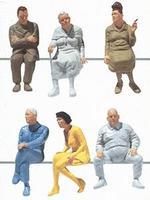 Pola Sitting Travelers #1 Model Railroad Figures G Scale #331837 Pola Sitting Travelers #1 Model Railroad Figures G Scale #331837