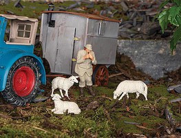 Pola Shepherd and Sheep G-Scale Pola Shepherd and Sheep G-Scale