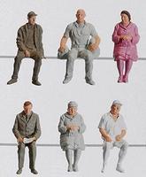 Pola Sitting Passengers IV Model Railroad Figures G Scale #331951 Pola Sitting Passengers IV Model Railroad Figures G Scale #331951