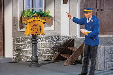 Pola Letterbox with Post G Scale Model Railroad Figure #333217