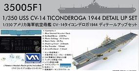 Pontos USS Ticonderoga CV14 1944 Detail Set Plastic Model Ship Accessory 1/350 #350051 Pontos USS Ticonderoga CV14 1944 Detail Set Plastic Model Ship Accessory 1/350 #350051