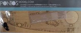 Pontos USS Missouri BB63 Type 2 Wood Deck Plastic Model Ship Accessory 1/350 Scale #35010 Pontos USS Missouri BB63 Type 2 Wood Deck Plastic Model Ship Accessory 1/350 Scale #35010