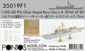 Pontos USS Oliver Hazard Perry Class Detail Set for ACY Plastic Model Ship Accessory 1/350 #350191 Pontos USS Oliver Hazard Perry Class Detail Set for ACY Plastic Model Ship Accessory 1/350 #350191