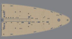 Pontos RN Roma Type 1 Wood Deck Plastic Model Ship Accessory 1/350 Scale #35023 Pontos RN Roma Type 1 Wood Deck Plastic Model Ship Accessory 1/350 Scale #35023