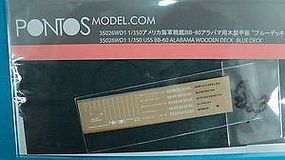 Pontos USS Alabama BB60 Blue Tone Wood Deck Plastic Model Ship Accessory 1/350 #35026 Pontos USS Alabama BB60 Blue Tone Wood Deck Plastic Model Ship Accessory 1/350 #35026