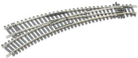 HO C100 Insul Dbl Curve LH Turnout HO C100 Insul Dbl Curve LH Turnout