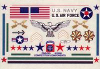 Military Decal for Pinewood Derby Cars