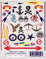 Pine-Pro Anchors Aweigh Decal Pinewood Derby Decal and Finishing #10054