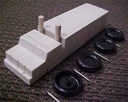 Dlx Body Kit Big Pine Rig with Wheels/Axles Pinewood Derby Car #10201