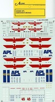 Proto-Power HO APL 40'/45' Container Decals (D)