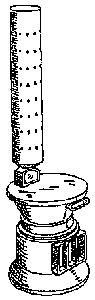 Precision-Scale Potbelly type stve w/pipe - G-Scale