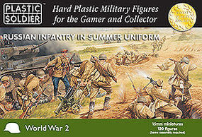 Plastic-Soldier WWII Russian Infantry Summer Uniform (130) Plastic Model Military Figure 15mm #1501 Plastic-Soldier WWII Russian Infantry Summer Uniform (130) Plastic Model Military Figure 15mm #1501