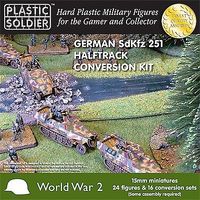 Plastic-Soldier WWII German SdKfz 251 Halftrack Conversion Sets Plastic Model Halftrack Kit 15mm #1517 Plastic-Soldier WWII German SdKfz 251 Halftrack Conversion Sets Plastic Model Halftrack Kit 15mm #1517