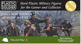Plastic-Soldier Early War German Infantry 1939-42 (138) Plastic Model Military Figure 15mm #1532