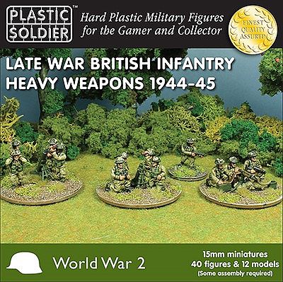 Plastic-Soldier Late WWII British Infantry (4) Plastic Model Military Figure 15mm #1536