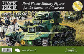 Plastic-Soldier A9/A10 British Cruiser Tank (5) Plastic Model Military Figure 15mm #1543 Plastic-Soldier A9/A10 British Cruiser Tank (5) Plastic Model Military Figure 15mm #1543