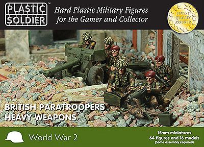 Plastic-Soldier WWII British Paratroopers (64) Plastic Model Military Figure 15mm #1547