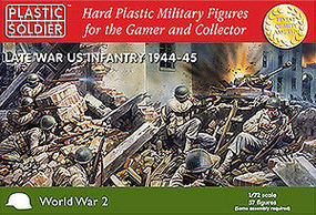Plastic-Soldier Late WWII US Infantry 1944-45 (57) Plastic Model Military Figure 1/72 Scale #7218