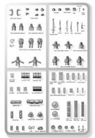 Plastic-Soldier German Stowage & Tank Commanders Plastic Model Military Figure 1/72 Scale #7229 Plastic-Soldier German Stowage & Tank Commanders Plastic Model Military Figure 1/72 Scale #7229