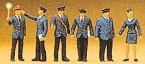 Preiser German Railway Workers (6) Model Railroad Figures HO Scale #10011 Preiser German Railway Workers (6) Model Railroad Figures HO Scale #10011
