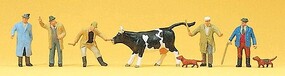 Preiser People Working Cattle Traders