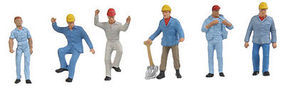 Modern Grain Elevator Workers Model Railroad Figure HO Scale #1010580