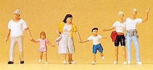 Preiser Pedestrians Passers By Hurrying Model Railroad Figures HO Scale #10326