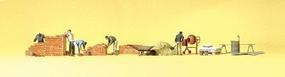 Preiser Working People Bricklayers w/Accessories
