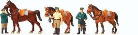 Preiser Emergency Personnel German Police with Horses (6) Model Railroad Figures HO Scale #10583 Preiser Emergency Personnel German Police with Horses (6) Model Railroad Figures HO Scale #10583