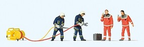 Firemen Rescue - 4 Figures with Shears & Spreaders