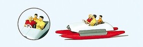 Family In Pedal Boat #2 HO Scale Model Railroad Vehicle #10683
