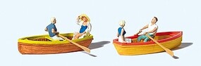 Rowing Boats 2 HO Scale Model Railroad Vehicle #10686