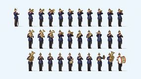Preiser Wurttembergian Military Band Circa 1900 (31) Model Railroad Figures HO Scale #13255 Preiser Wurttembergian Military Band Circa 1900 (31) Model Railroad Figures HO Scale #13255