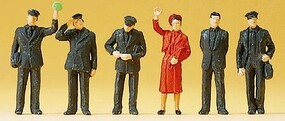 Railroad Personnel Train Personnel DB 1989 (6) Model Railroad Figures HO Scale #14141
