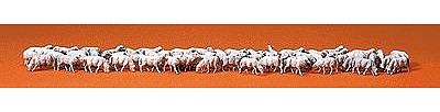Preiser Animals - Sheep (60) Model Railroad Figures HO Scale #14411