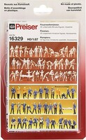 Preiser Unpainted Figure Set - Firemen with Accessories