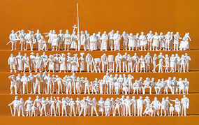 Preiser Medieval Festival Unpainted Model Railroad Figure HO Scale #16359 Preiser Medieval Festival Unpainted Model Railroad Figure HO Scale #16359