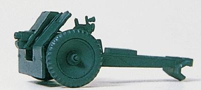 Preiser German Army WWII Light Artillery 7.5cm le IG 18 Plastic Model Vehicle Kit #16581