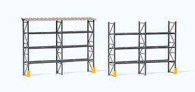 Preiser Industrial Pallet Racks Model Railroad Building Accessory HO Scale #17125 Preiser Industrial Pallet Racks Model Railroad Building Accessory HO Scale #17125